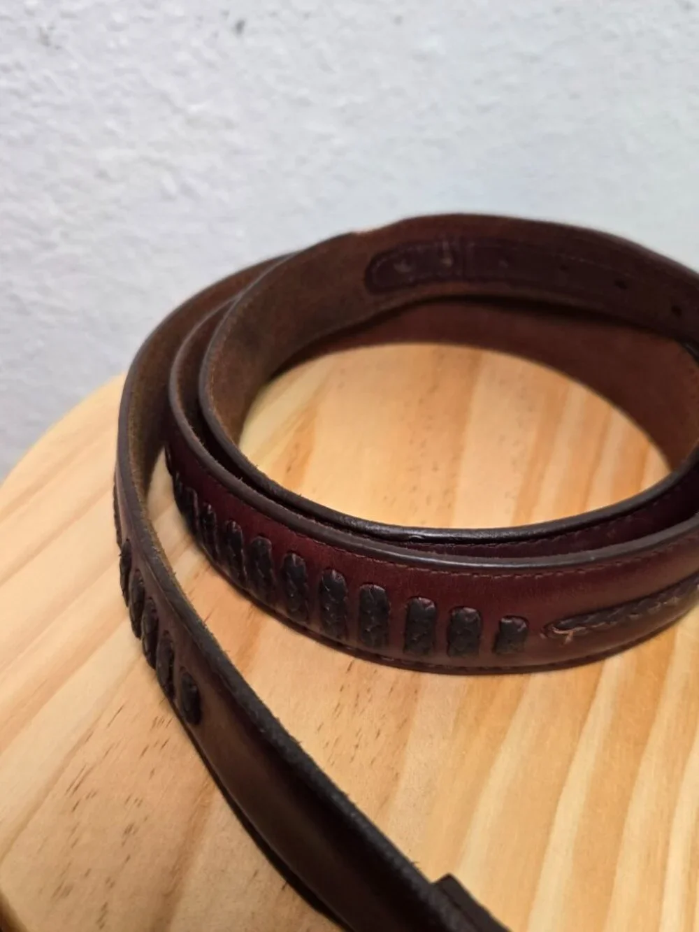 Vintage Brighton Salina Taper Belt- Rare Size 46